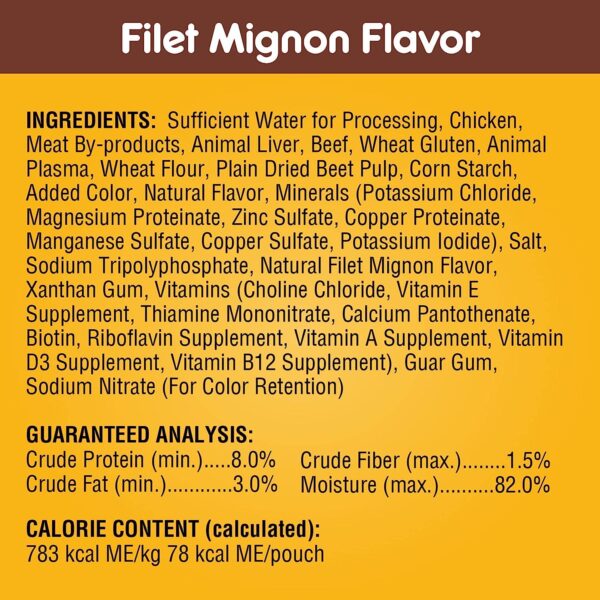Pedigree Choice Cuts in Gravy Adult Wet Dog Food - 30-Count Variety Pack, 3.5 oz Pouches - Image 6