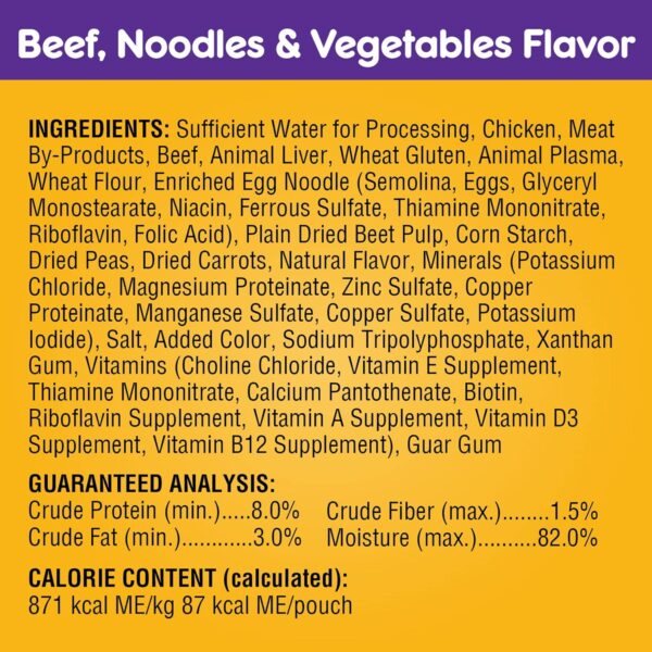 Pedigree Choice Cuts in Gravy Adult Wet Dog Food - 30-Count Variety Pack, 3.5 oz Pouches - Image 5