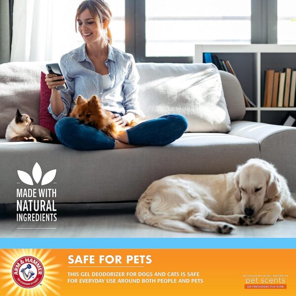 Arm & Hammer Pet Scents Deodorizing Gel Beads in Fresh Breeze - 12 oz Odor Neutralizing Gel Beads for Pet Homes - Image 3