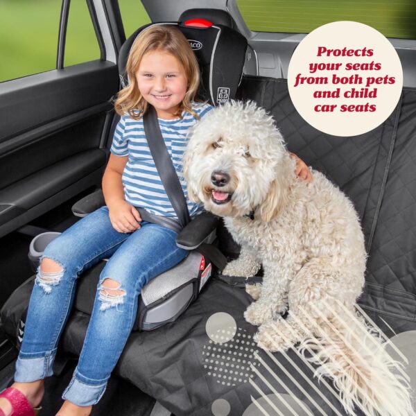 Lusso Gear Dog Car Seat Cover for Back Seat - Protect Your Vehicle from Scratches, Mud, and More! - Image 4