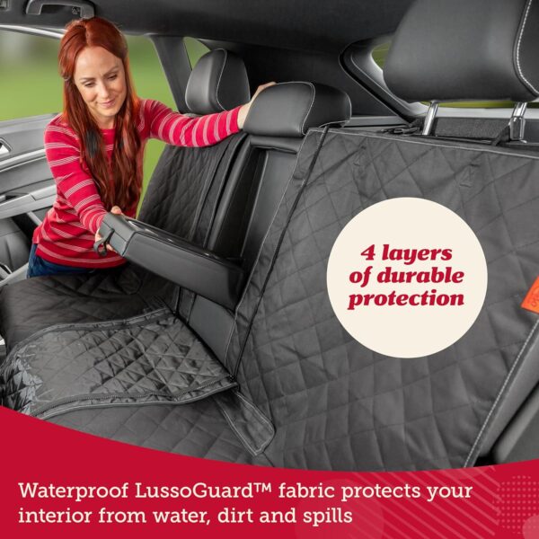 Lusso Gear Dog Car Seat Cover for Back Seat - Protect Your Vehicle from Scratches, Mud, and More! - Image 5
