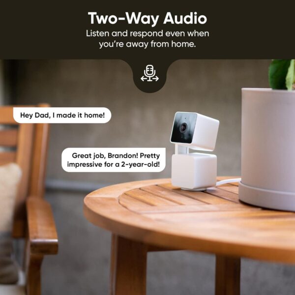 Wyze Cam Pan v3 Smart Home Security Camera - 360° Pan/Tilt/Zoom - Color Night Vision - 2-Way Audio - Motion Tracking - Image 7