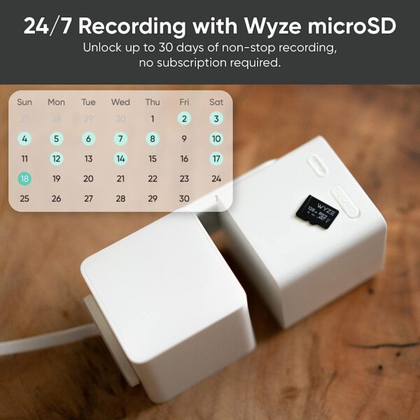 Wyze Cam Pan v3 Smart Home Security Camera - 360° Pan/Tilt/Zoom - Color Night Vision - 2-Way Audio - Motion Tracking - Image 6