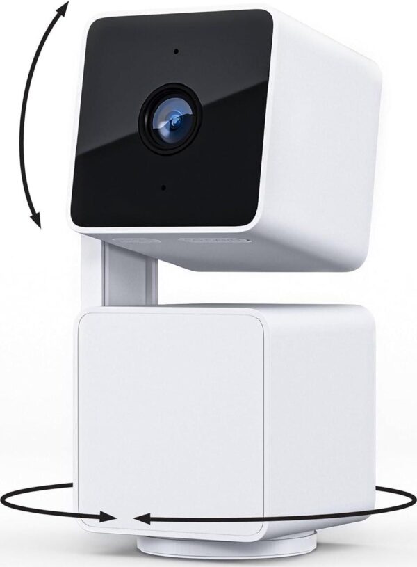 Wyze Cam Pan v3 Smart Home Security Camera - 360° Pan/Tilt/Zoom - Color Night Vision - 2-Way Audio - Motion Tracking